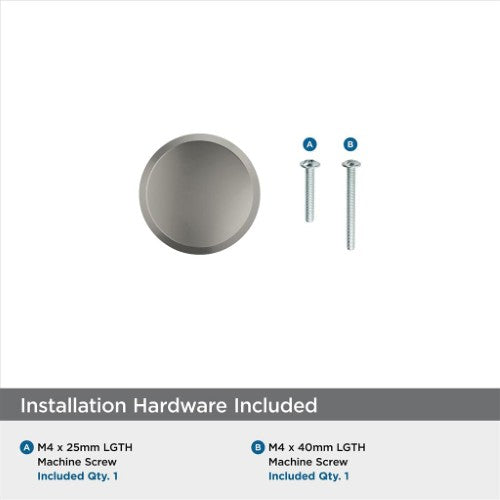 Premise Zinc Satin Nickel Cabinet Knob 2