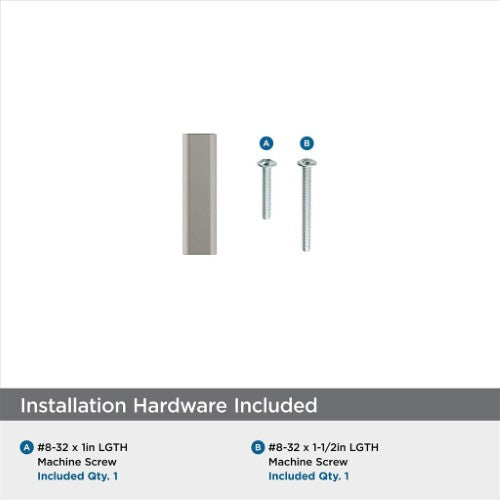Status Aluminum Satin Nickel Cabinet Knob 2