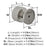 Ballard Zinc Satin Nickel Cabinet Knob 4