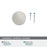 Balon Zinc Satin Nickel Cabinet Knob 8