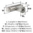 Balon Zinc Satin Nickel Cabinet Knob 6