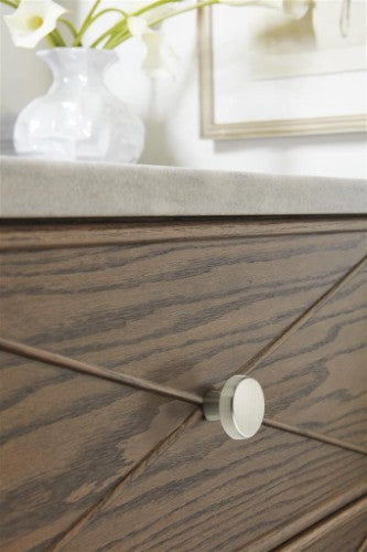Blackrock Zinc Satin Nickel Cabinet Knob 20