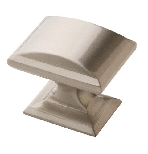 Candler Zinc Satin Nickel Cabinet Knob 2