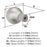 Cowrie Zinc Satin Nickel Cabinet Knob 2
