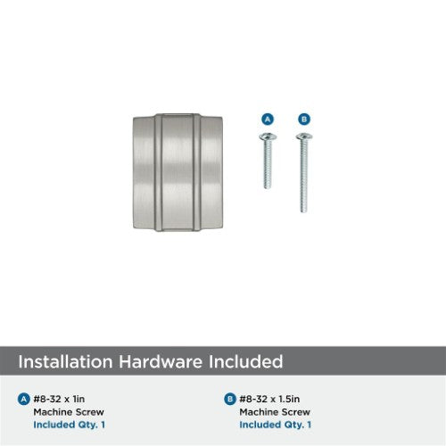 Davenport Zinc Satin Nickel Cabinet Knob 6