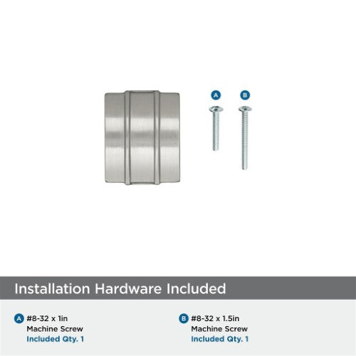 Davenport Zinc Satin Nickel Cabinet Knob 5