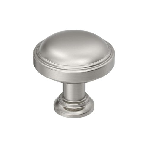 Enlivity Zinc Satin Nickel Cabinet Knob 1