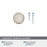 Everett Zinc Satin Nickel Cabinet Knob 8