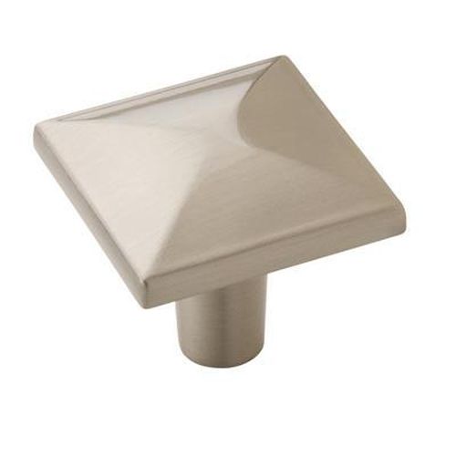 Extensity Zinc Satin Nickel Cabinet Knob 1