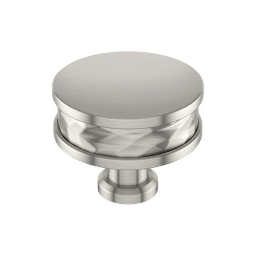 Fairfax Zinc Satin Nickel Cabinet Knob 1