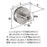 Fairfax Zinc Satin Nickel Cabinet Knob 3