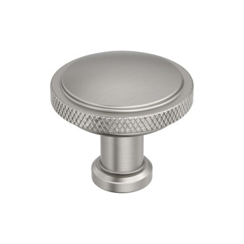 Faraday Zinc Satin Nickel Cabinet Knob 1