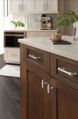 Faraday Zinc Satin Nickel Cabinet Knob 9