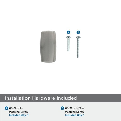 Highland Ridge Zinc Satin Nickel Cabinet Knob 12