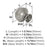 Kane Zinc Satin Nickel Cabinet Knob 3
