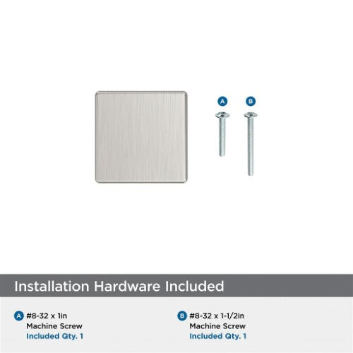 Lintel Zinc Satin Nickel Cabinet Knob 3