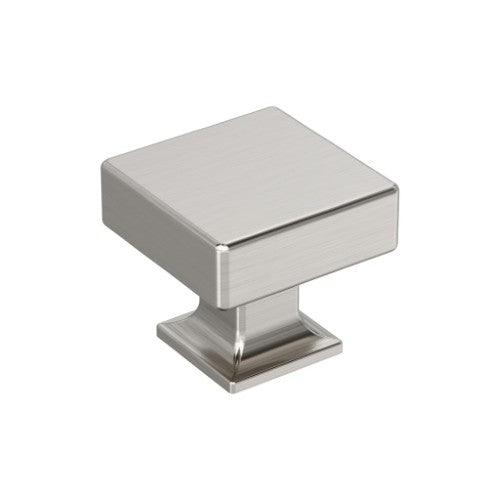Lintel Zinc Satin Nickel Cabinet Knob 1