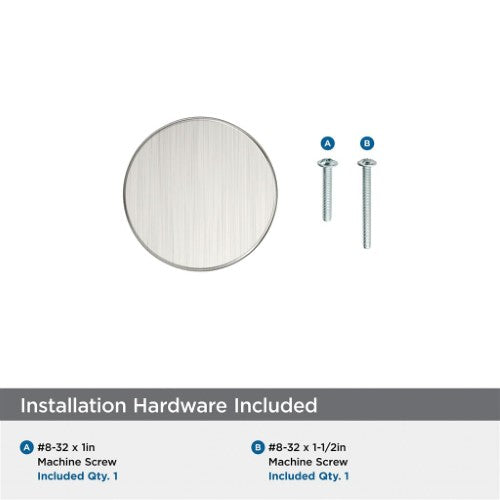 Merced Zinc Satin Nickel Cabinet Knob 5