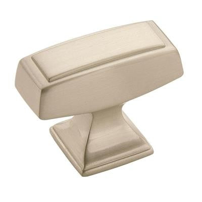 Mulholland Zinc Satin Nickel Cabinet Knob 2