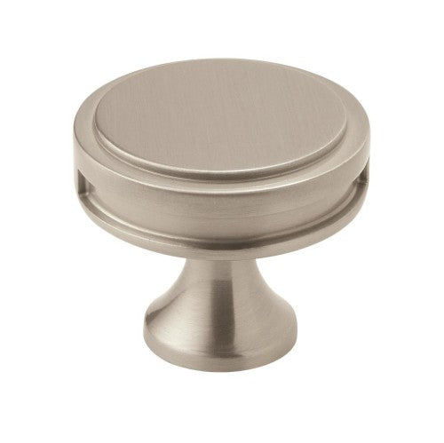 Oberon Zinc Satin Nickel Cabinet Knob 1