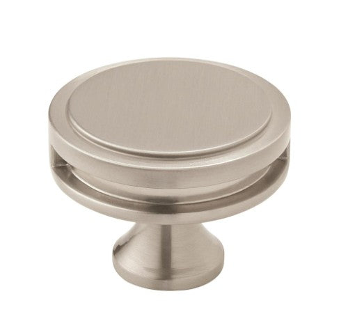 Oberon Zinc Satin Nickel Cabinet Knob 2
