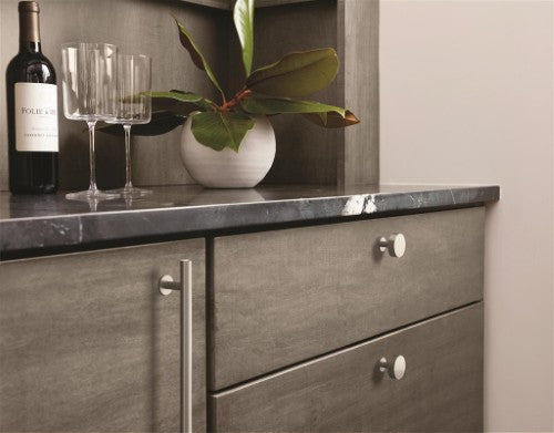 Radius Stainless Steel Satin Nickel Cabinet Knob 5