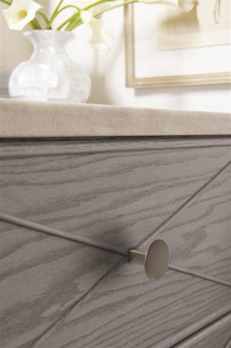 Riva Zinc Satin Nickel Cabinet Knob 4