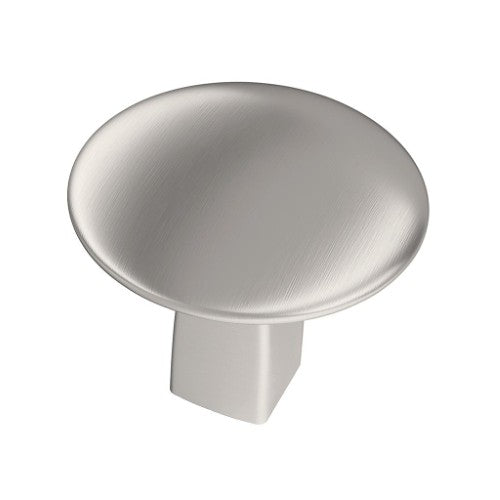 Riva Zinc Satin Nickel Cabinet Knob 1
