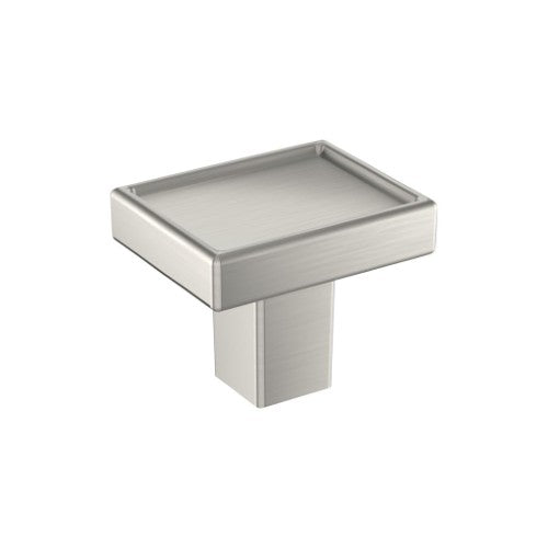 Rockhurst Zinc Satin Nickel Cabinet Knob 2