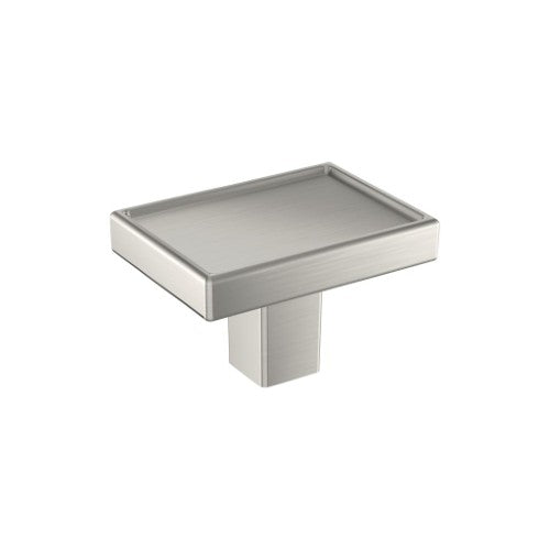 Rockhurst Zinc Satin Nickel Cabinet Knob 1