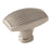 Sea Grass Zinc Satin Nickel Cabinet Knob 1