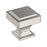 Eleva Zinc Satin Nickel Cabinet Knob 1
