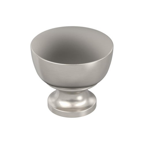 Chalice Zinc Satin Nickel Cabinet Knob 1