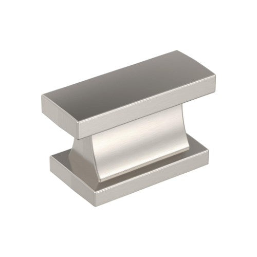 Socle Zinc Satin Nickel Cabinet Knob 1