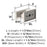 Socle Zinc Satin Nickel Cabinet Knob 2