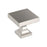 Pedestal Zinc Satin Nickel Cabinet Knob 1