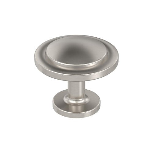 Loop Zinc Satin Nickel Cabinet Knob 1