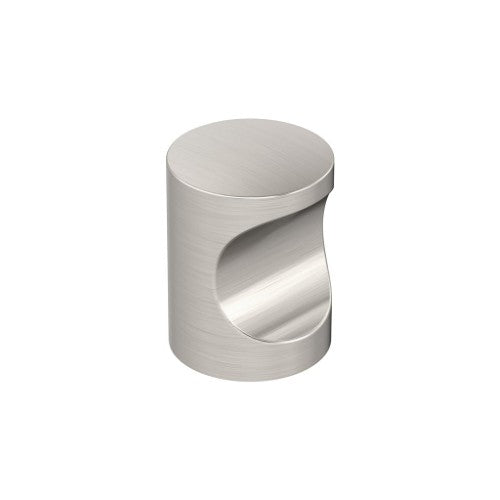 Whistle Zinc Satin Nickel Cabinet Knob 1