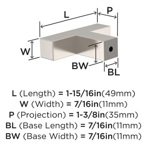 Intersect Zinc Satin Nickel Cabinet Knob 2