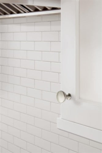 Grail Zinc Satin Nickel Cabinet Knob 2