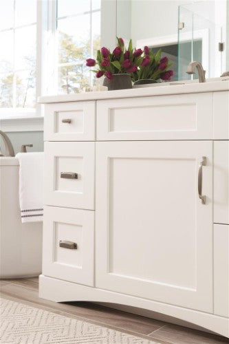 Highland Ridge Zinc Satin Nickel Cabinet Pull 4