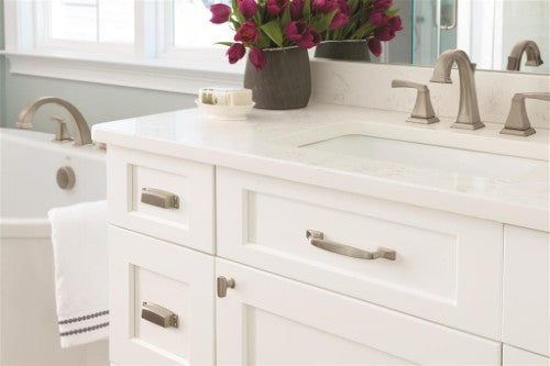 Highland Ridge Zinc Satin Nickel Cabinet Knob 8