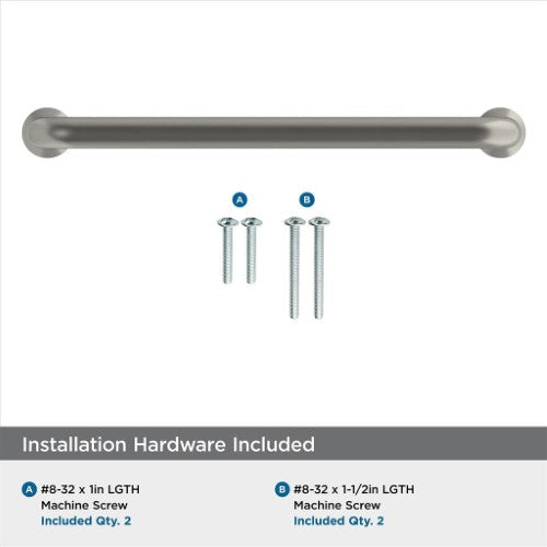 Factor Zinc Satin Nickel Cabinet Pull 19