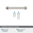 Factor Zinc Satin Nickel Cabinet Pull 17