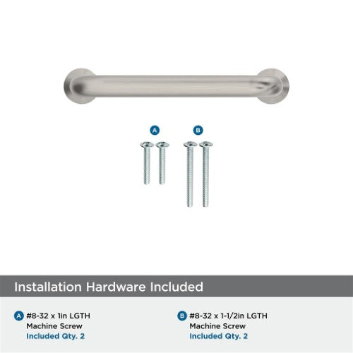 Factor Zinc Satin Nickel Cabinet Pull 17