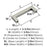 Monument Aluminum Satin Nickel Cabinet Pull 9