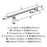 Radius Stainless Steel Satin Nickel Cabinet Pull 12