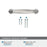Renown Zinc Satin Nickel Cabinet Pull 17