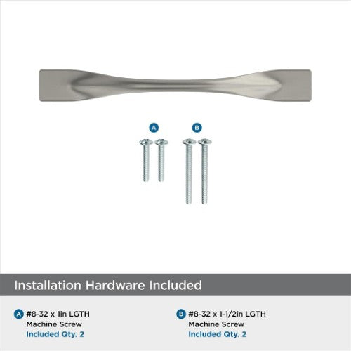 Uprise Zinc Satin Nickel Cabinet Pull 5
