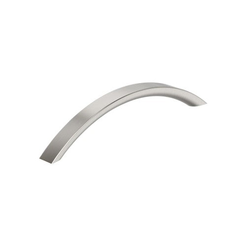 Parabolic Zinc Satin Nickel Cabinet Pull 1